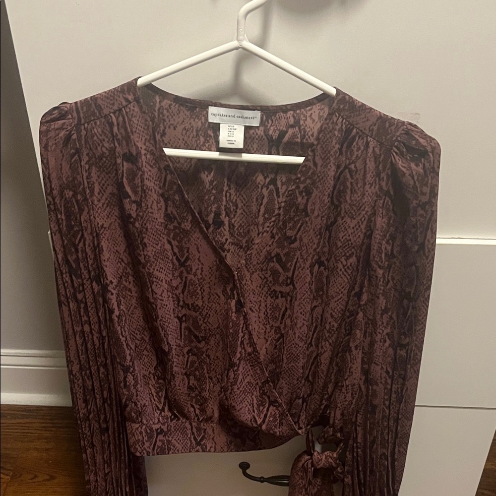 Cupcakes & Cashmere Patterned Top